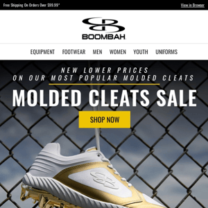 Molded Cleats Footwear Sale - Great Deals are Here!