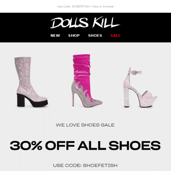 👡👢 30% Off All SHOES  👠🩰