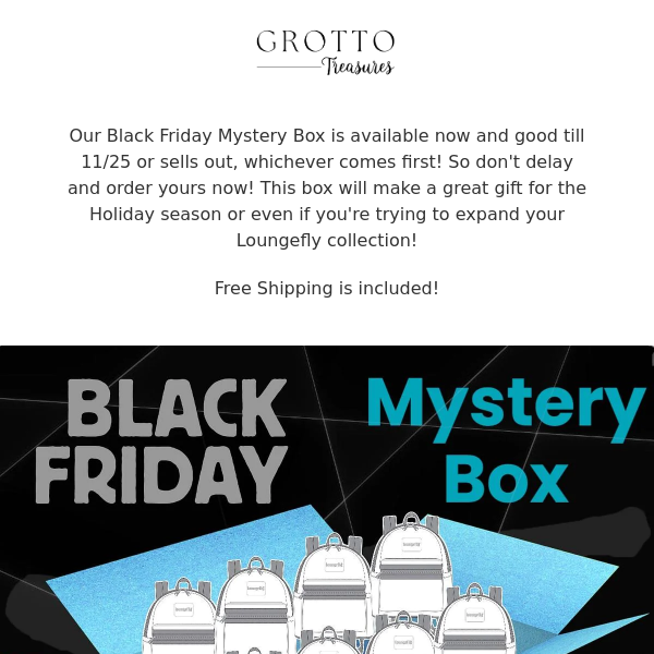 Black Friday Mystery Box Now Available