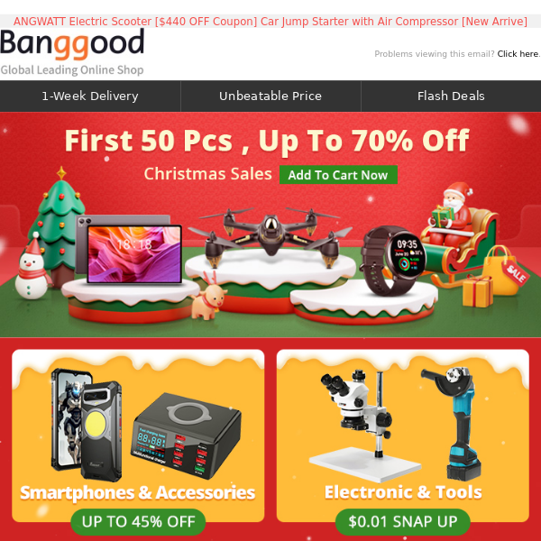 Unwrap your savings during Christmas Sales: Gaming Chair Massage 43% OFF, Monitor Light Bar $19.99