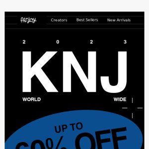 💥 up to 60% OFF ALL KNJ MERCH! 💥