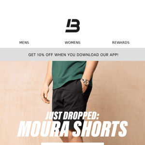 Just dropped: Moura Shorts 🔥