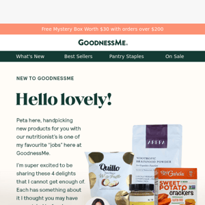My fave picks for you Goodness Me Box