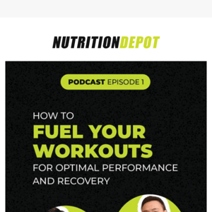 INTRODUCING: Nutrition Depot Podcast! 🎙️