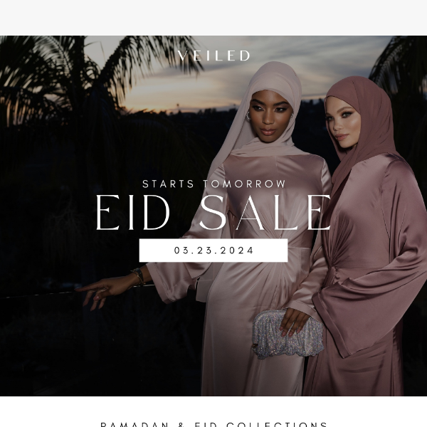 Our Eid Sale Starts Tomorrow ✨