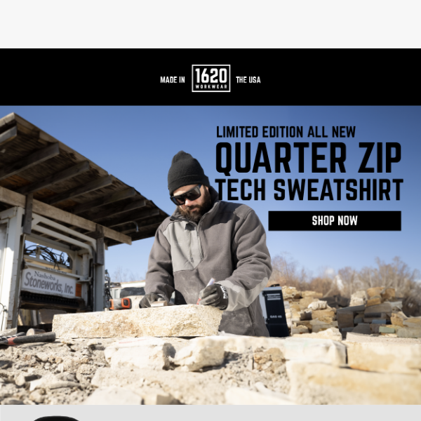 Limited Edition All New Quarter Zip Tech Sweatshirt