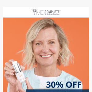 Transformational skincare 30% off