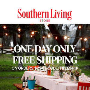 Free Shipping on orders $25 or more EXTENDED for you!