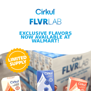 FLVRLAB Now Available At Walmart! 🎉
