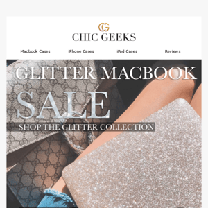 Save 20% On Our Glitter Macbook Collection