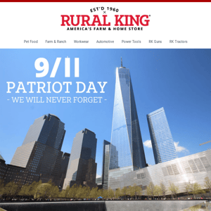 9/11 Patriot Day | We Will Never Forget