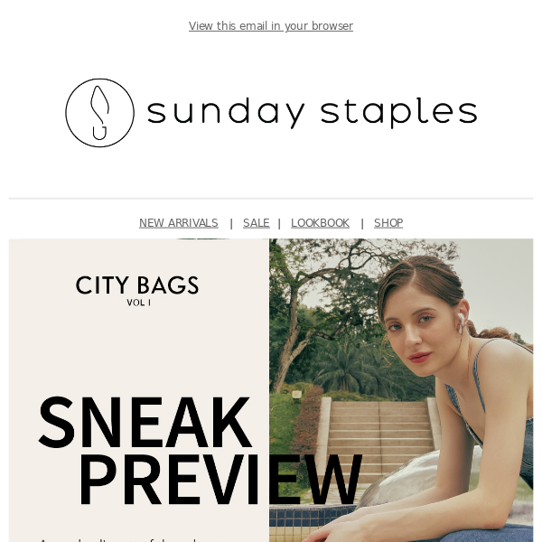 CITY BAGS: VOL 1 | preview 👀