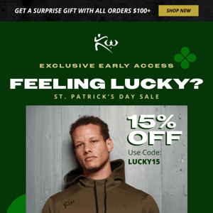 Lucky You! 🍀 Early Access St. Patrick’s Day Sale