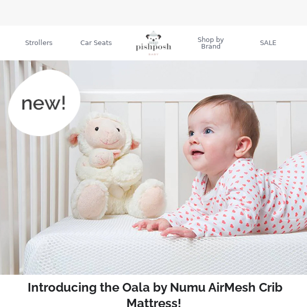 ☁️NEW! Oala by Numu AirMesh Crib Mattress☁️