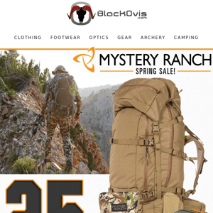FINAL HOURS to Save on Mystery Ranch