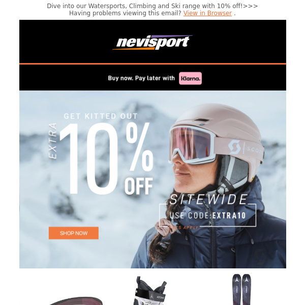 Get Kitted Out | Extra 10% off Sitewide