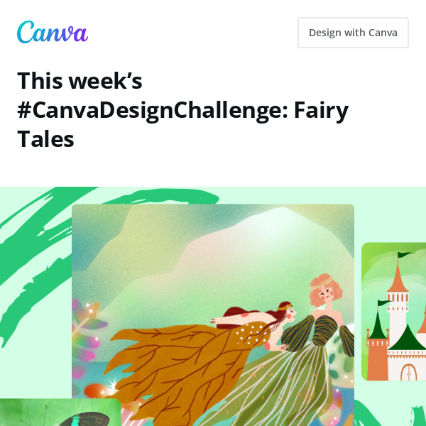 Design your own happily ever after 👸🏰 #CanvaDesignChallenge