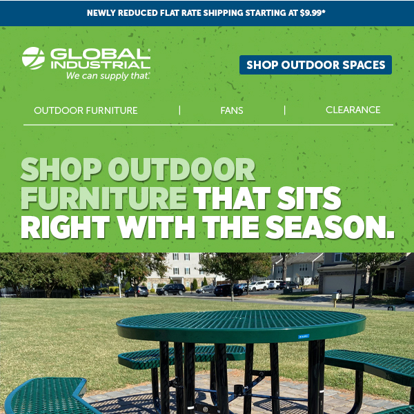 Outdoor Furniture is IN this season