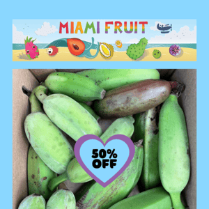 50% off Banana Variety Box SALE