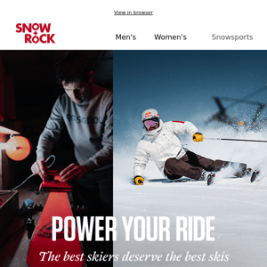 Power your ride with Rossignal + VAN DEER ⛷️