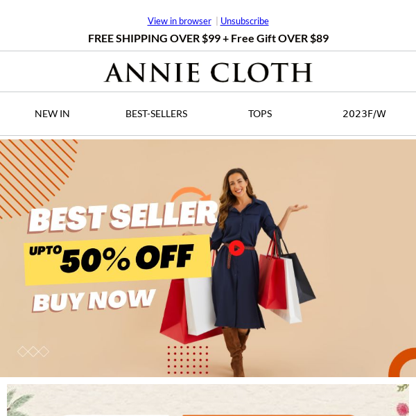 Annie Cloth - Latest Emails, Sales & Deals