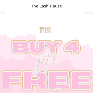 Buy 4 Get 1 Free On All Lashes!