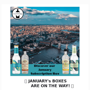 January's ILoveGin boxes are on their way! ✨