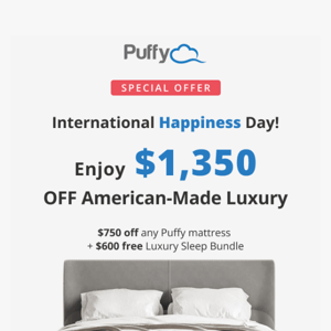 Experience pure joy with a great night's sleep