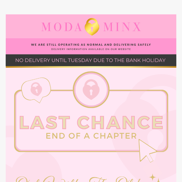 Quick before it's too late! 🛍️💓