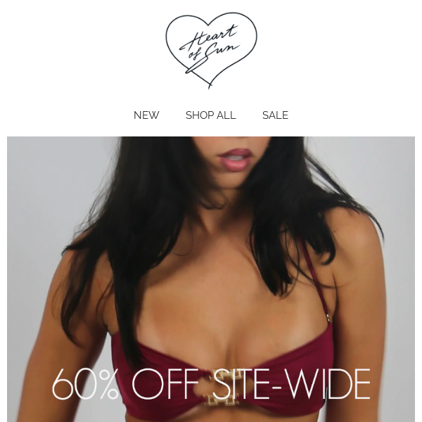 EXCLUSIVE SALE, JUST FOR YOU | ENDS SOON, 60% OFF