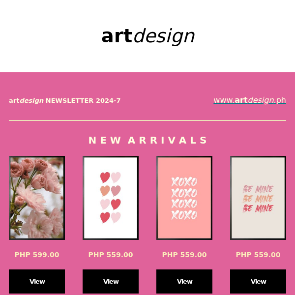artdesign -  Newsletter 2024-W7 | THE HISTORY OF VALENTINE’S DAY |  50% off on posters and canvas still awaits!🎁