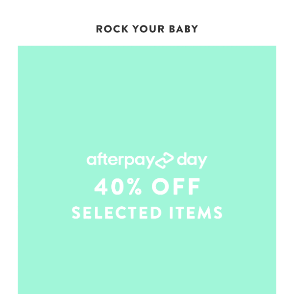 AFTERPAY DAY SALES HAVE BEGUN !!!!
