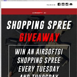YOU CAN WIN THE $500 SHOPPING SPREE!