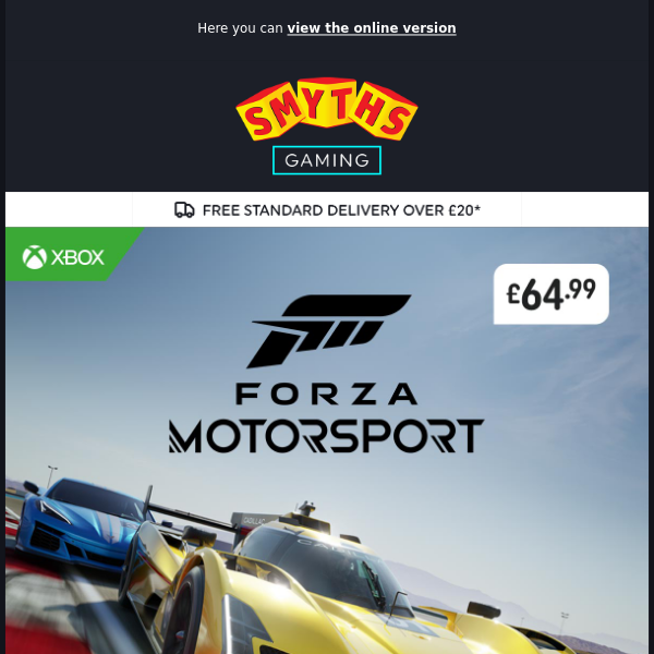 See you at the starting line in Forza Motorsport - Smyths Toys Superstores