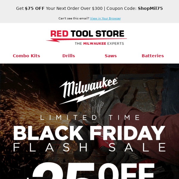 Milwaukee Tool Flash Sale (9/13/22)