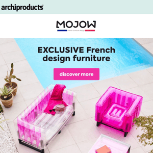 Inflatable eco-friendly French furniture Mojow for indoor and outdoor