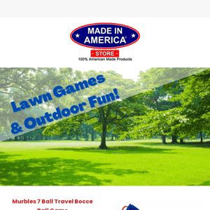 100% USA Made Lawn Games & Toys!