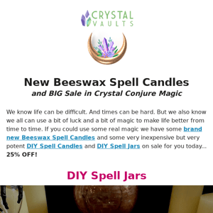 New Beeswax Spell Candles... and BIG Sale 🔥