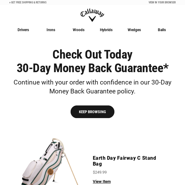 30-Day Money Back Guarantee On All Purchases