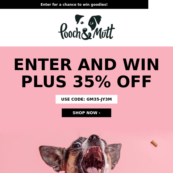 Don't miss out! Enter to WIN some pawfect goodies 🐾