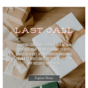 Last call!!