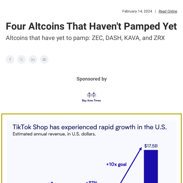 Four Altcoins That Haven't Pamped Yet