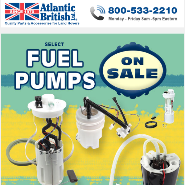 Save on Select Fuel Pumps