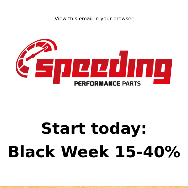 15-40% Black Week starts today!💥