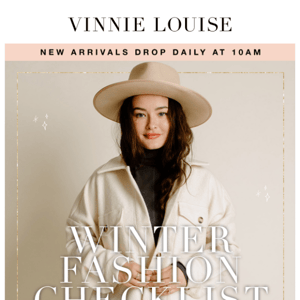 Your Winter Fashion Checklist