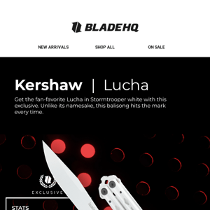 Kershaw Lucha Stormtrooper - The Balisong That Doesn't Miss!