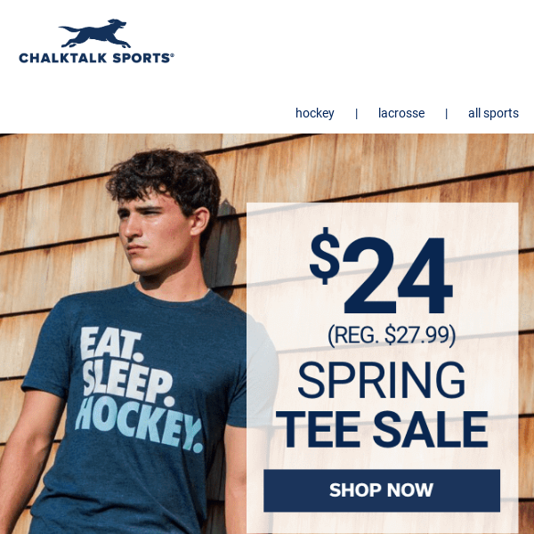$24 Spring Tee Sale STARTS NOW!