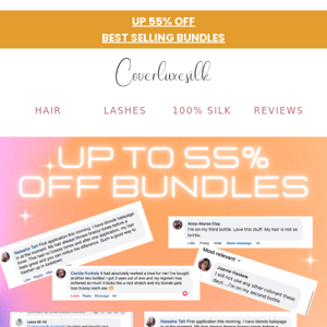 ⏰ Up-To 55% OFF Bundles!