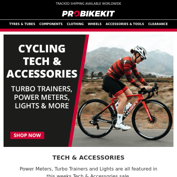 Top Cycling Tech, Lights and Accessories