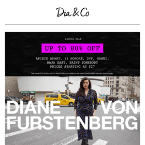 Up to 70% OFF Diane Von Furstenberg Dresses | SAMPLE SALE
